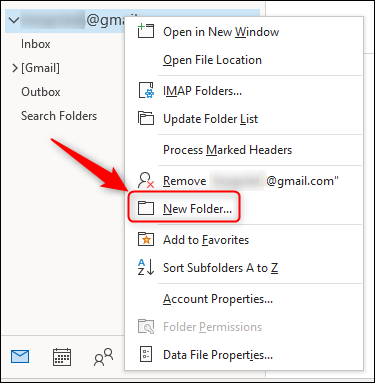 outlook separate inbox for each account mac